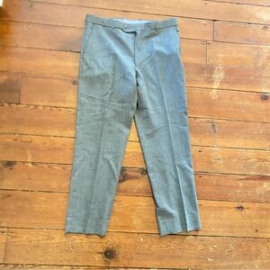 Ballin 36 x 32 Gray M59199244 Harness Serge Wool Straight Mens Dress Pants